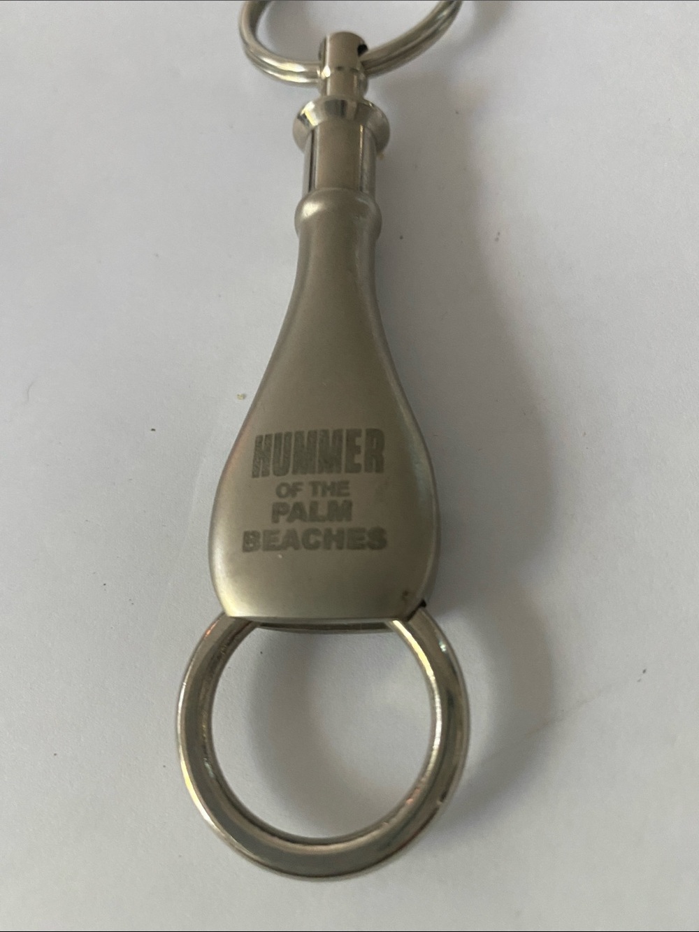Silver Key chain hummer